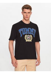 Tommy Jeans T-Shirt DM0DM16832 Czarny Relaxed Fit. Kolor: czarny. Materiał: bawełna #1