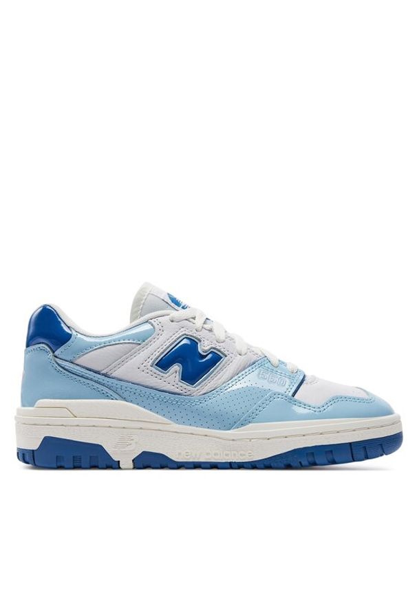 New Balance Sneakersy BB550YKE Niebieski. Kolor: niebieski. Materiał: skóra