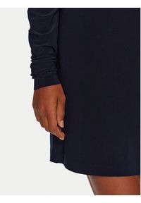 NORMA KAMALI Sukienka codzienna KK2243PLD96951 Granatowy Regular Fit. Okazja: na co dzień. Kolor: niebieski. Materiał: syntetyk. Typ sukienki: proste. Styl: casual #5