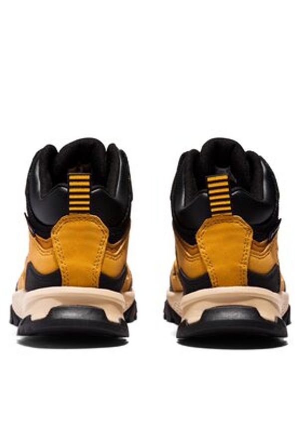 Timberland Sneakersy Lincoln Peak Mid Wp TB0A5NV32311 Brązowy. Kolor: brązowy. Materiał: skóra, zamsz