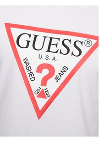 Guess T-Shirt M2YI71 I3Z14 Biały Slim Fit. Kolor: biały. Materiał: bawełna #5