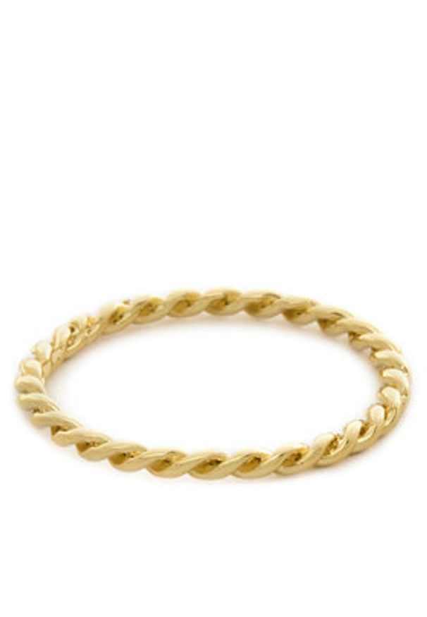 Pieces Zestaw pierścionków 17146764 Złoty. Materiał: metalowe. Kolor: złoty