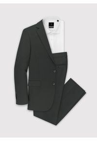 Pako Lorente - PAKO LORENTE – Zielone spodnie garniturowe P22SF-6G-022-Z-S. Kolor: zielony. Materiał: poliester, elastan, wiskoza #4