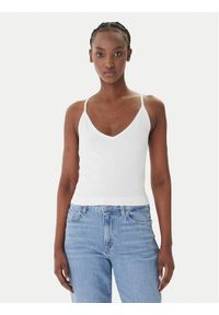 Guess Top O6GR01 Z5302 Biały Regular Fit. Kolor: biały. Materiał: wiskoza #1