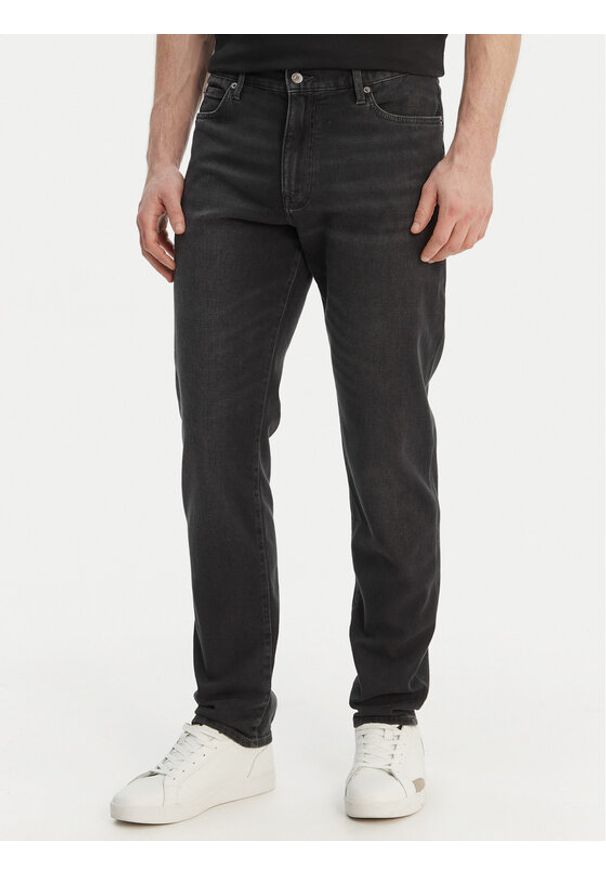 TOMMY HILFIGER - Tommy Hilfiger Jeansy Denton Lux MW0MW42321 Szary Regular Fit. Kolor: szary