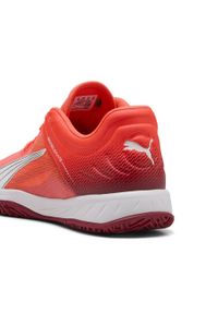 Puma - Buty do piłki ręcznej unisex Accelerate Turbo PUMA. Kolor: biały, czerwony, wielokolorowy. Materiał: syntetyk, materiał