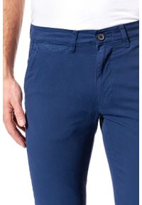 Wrangler - WRANGLER SPODNIE MĘSKIE CHINO BLUE DEPTHS W16LHB13Y. Materiał: materiał #5