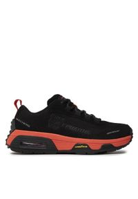 skechers - Skechers Sneakersy Brazen 232256/BKRD Czarny. Kolor: czarny. Materiał: materiał #1