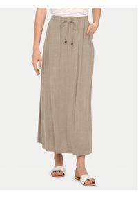 only - ONLY Spódnica maxi Solvi 15338678 Beżowy Regular Fit. Kolor: beżowy. Materiał: wiskoza