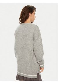 Liu Jo Sweter TF4173 MS55L Szary Regular Fit. Kolor: szary. Materiał: syntetyk #3