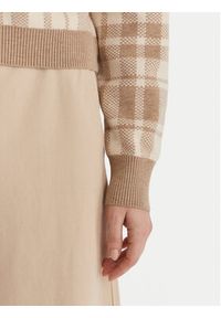 Vero Moda Kardigan Gold Art 10332210 Beżowy Regular Fit. Kolor: beżowy. Materiał: syntetyk #3