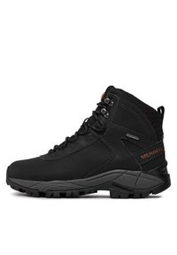 Merrell Trekkingi Vego Mid Ltr Wp J311538C Czarny. Kolor: czarny. Materiał: skóra, nubuk. Sport: turystyka piesza