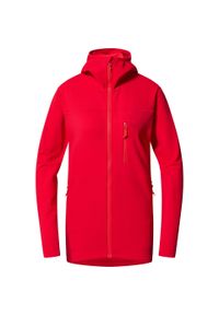 Damska kurtka turystyczna Haglöfs Rosson. Kolor: czerwony. Sport: turystyka piesza #1