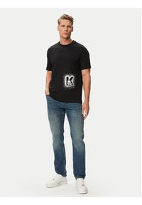 Karl Lagerfeld Jeans T-Shirt B3M17029 Czarny Regular Fit. Kolor: czarny. Materiał: bawełna #3