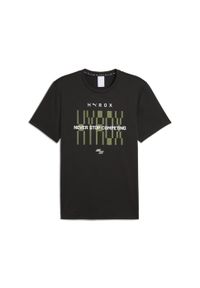 Puma - Męska koszulka TAD PUMA × HYROX PUMA Black. Kolor: czarny. Materiał: materiał