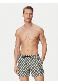 Hugo - HUGO Szorty kąpielowe Aaron 50556792 Zielony ciemny Regular Fit. Kolor: zielony. Materiał: syntetyk #2