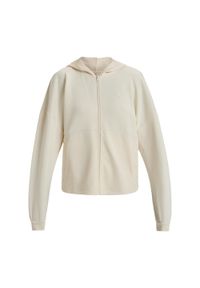 Roxy - Bluza na zamek dla Kobiety RISE & VIBE SWEET Beżowy. Typ kołnierza: kaptur. Kolor: żółty. Materiał: elastan, poliester, materiał