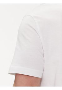 Calvin Klein T-Shirt Line Logo K10K112489 Biały Regular Fit. Kolor: biały. Materiał: bawełna #2