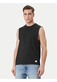 Calvin Klein Jeans Tank top LV04RF273G Czarny Slim Fit. Kolor: czarny. Materiał: bawełna #1