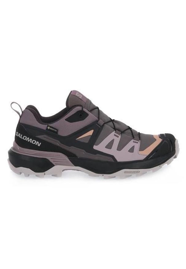 salomon - Buty trekkingowe damskie Salomon X Ultra 360 Gtx. Zapięcie: sznurówki. Kolor: szary, fioletowy, wielokolorowy. Materiał: materiał, guma, syntetyk. Szerokość cholewki: normalna
