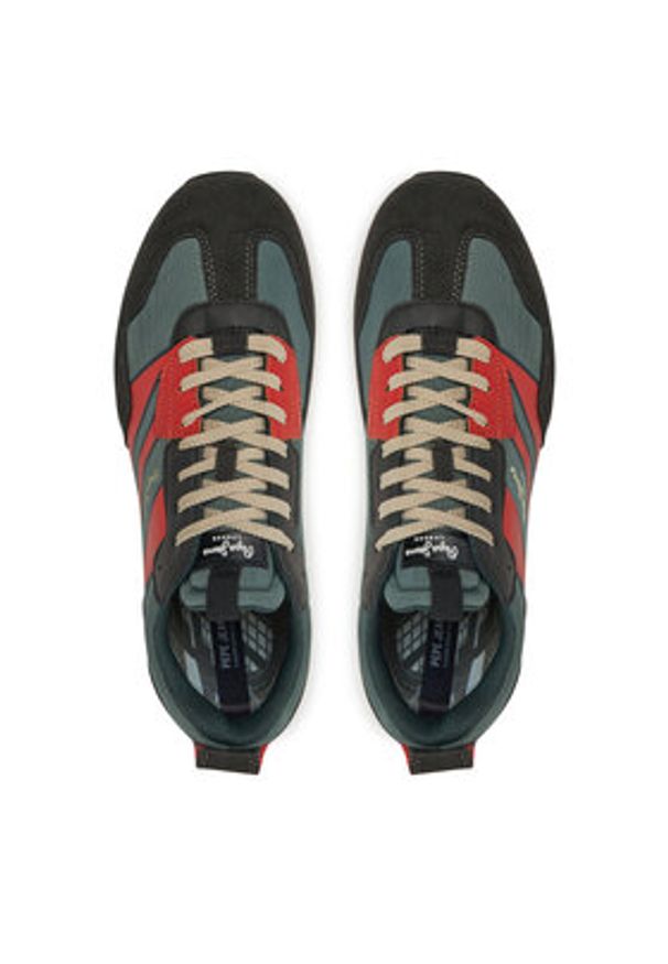 Pepe Jeans Sneakersy PMS60025 Zielony. Kolor: zielony. Materiał: materiał