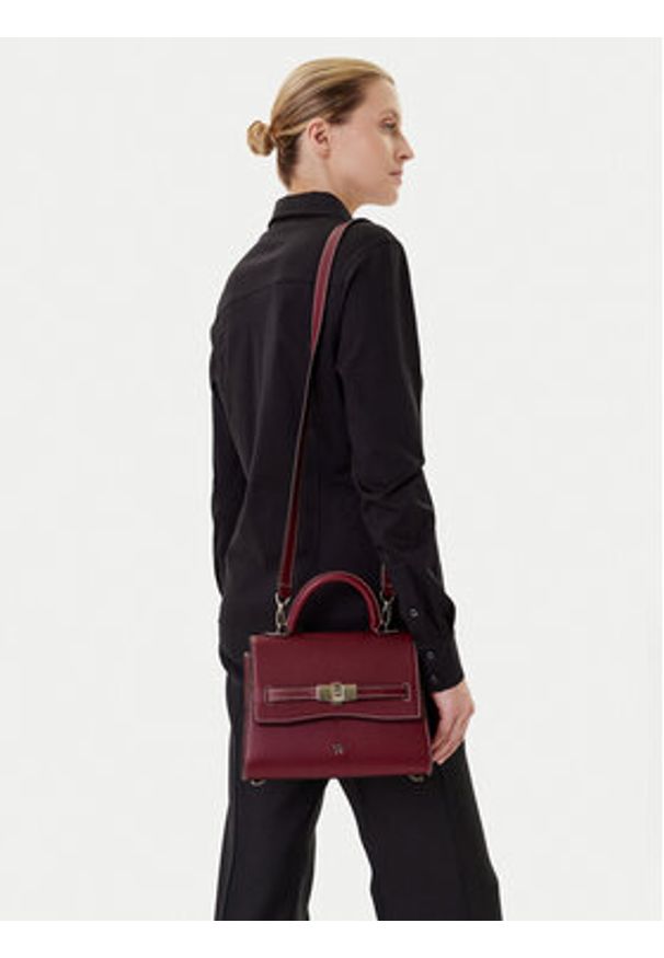 Aigner Torebka Farah S 133071 Bordowy. Kolor: czerwony. Materiał: skórzane