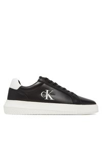 Calvin Klein Jeans Sneakersy Chunky Cupsole Mono YM0YM01317 Czarny. Kolor: czarny. Materiał: skóra