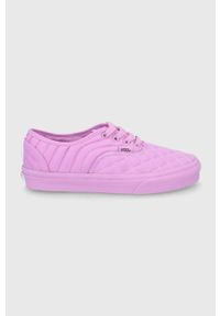 Vans Tenisówki damskie kolor różowy. Nosek buta: okrągły. Kolor: fioletowy. Materiał: guma