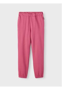 Name it - NAME IT Spodnie dresowe 13205914 Różowy Regular Fit. Kolor: różowy. Materiał: bawełna, dresówka #5