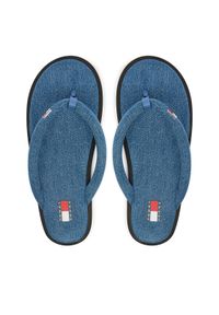 Tommy Jeans Japonki Tjw Padded Denim Casual Sandal EN0EN03021 Niebieski. Okazja: na co dzień. Kolor: niebieski. Materiał: materiał. Styl: casual #1
