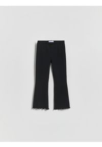 Reserved - Bawełniane spodnie - czarny. Kolor: czarny. Materiał: bawełna #1