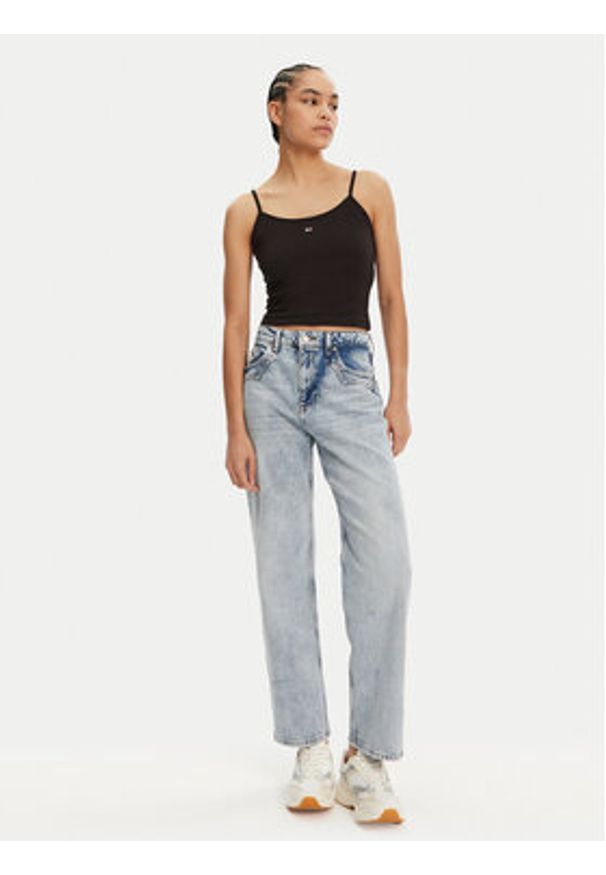 Tommy Jeans Komplet 2 topów Essential DW0DW18148 Kolorowy Regular Fit. Materiał: bawełna. Wzór: kolorowy