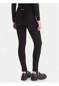 MICHAEL Michael Kors Legginsy MF530W7JWV Czarny Slim Fit. Kolor: czarny. Materiał: syntetyk #5