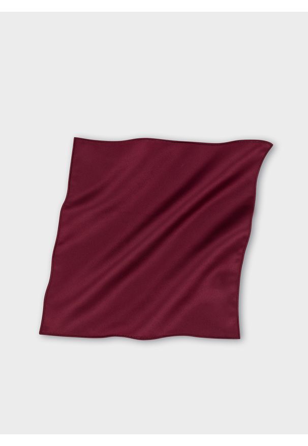 Pako Lorente - PAKO LORENTE – Poszetka bordowa P000B-HX-216-D-0. Kolor: czerwony. Materiał: poliester. Wzór: gładki