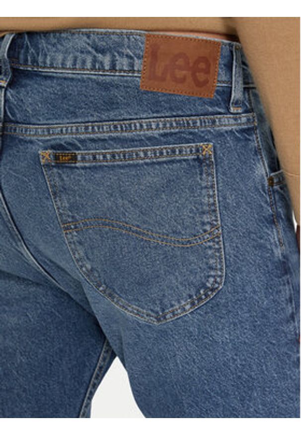 Lee Jeansy Rider 112358988 Niebieski Slim Fit. Kolor: niebieski
