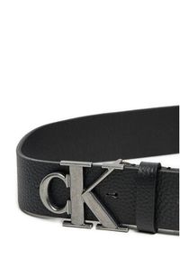 Calvin Klein Pasek Męski K50K512088 Czarny. Kolor: czarny. Materiał: skóra #3