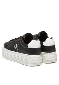 Calvin Klein Jeans Sneakersy Bold Flatf Low Lace Lth YW0YW01878 Czarny. Kolor: czarny. Materiał: skóra #6