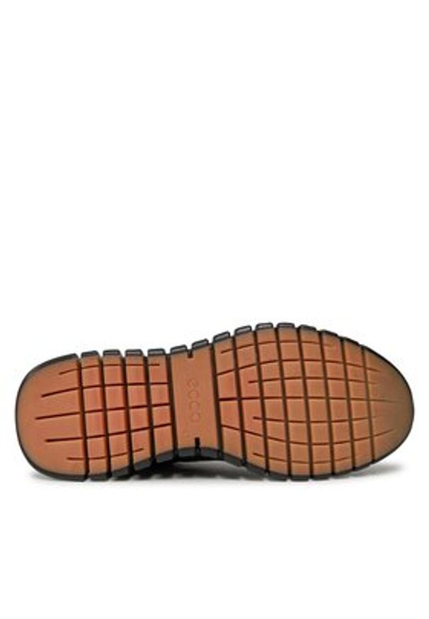 ecco - ECCO Sneakersy Gruuv M 52522401001 Czarny. Kolor: czarny. Materiał: skóra
