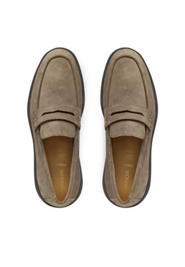 Geox Półbuty U Spherica EC10 U45GHC 00020 C1018 Szary. Kolor: szary. Materiał: skóra