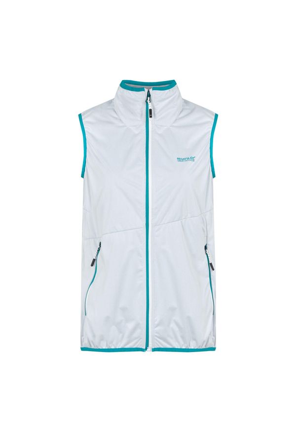 Regatta - Bezrękawnik damski. Kolor: wielokolorowy, brązowy, zielony. Długość rękawa: bez rękawów. Sport: turystyka piesza