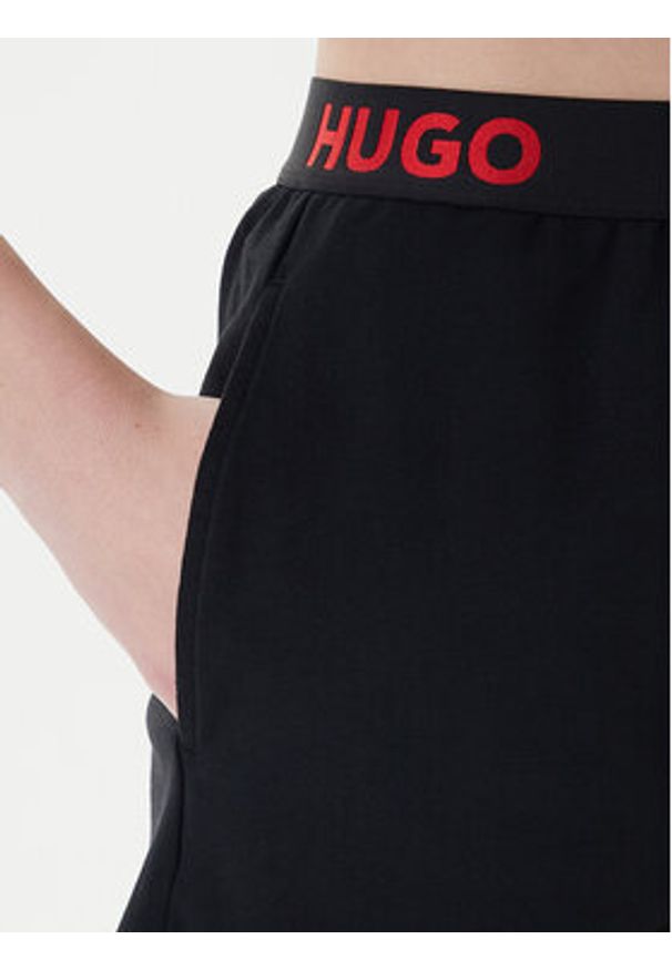 Hugo Szorty sportowe Sporty Logo 50520498 Czarny Regular Fit. Kolor: czarny. Materiał: syntetyk