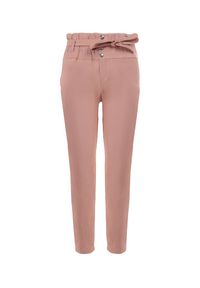 Born2be - Różowe Spodnie Thalilea. Stan: podwyższony. Kolor: różowy. Materiał: materiał. Styl: elegancki #2