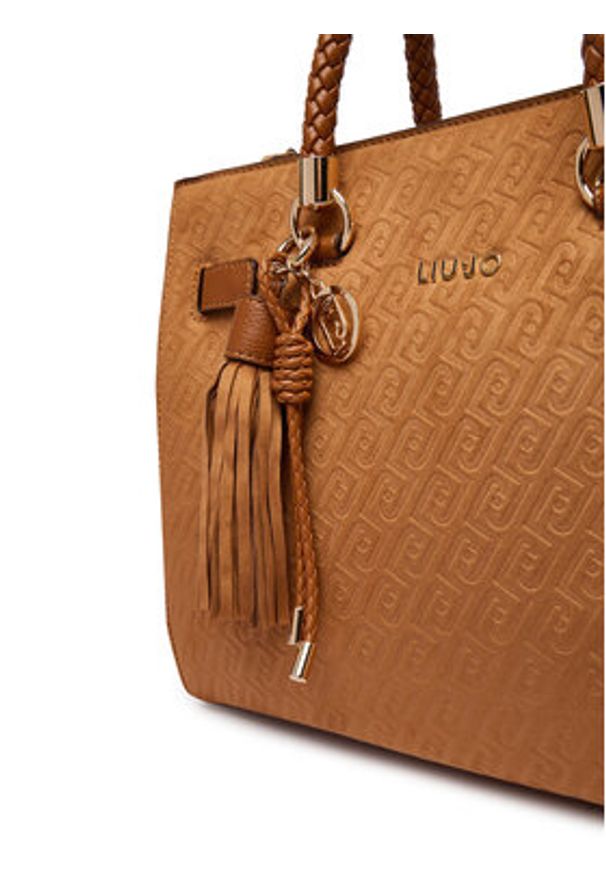 Liu Jo Torebka AA6086 T384A Brązowy. Kolor: brązowy. Materiał: skórzane