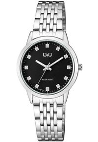 Zegarek damski QQ QZ81-202 CYRKONIE srebrny. Kolor: srebrny #1