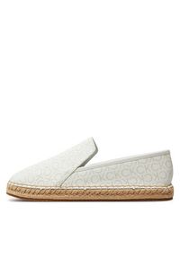 Calvin Klein Espadryle Espadrille Epi Mono HW0HW01917 Biały. Kolor: biały. Materiał: skóra #6