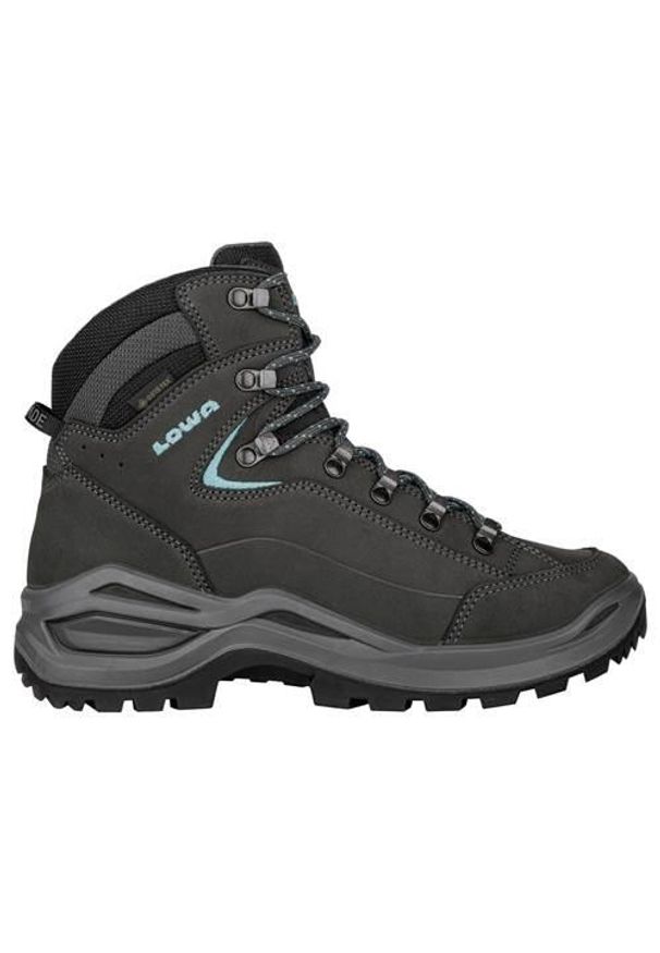 Buty trekkingowe damskie Lowa Renegade Evo Mid Gtx. Wysokość cholewki: za kostkę. Kolor: szary. Materiał: skóra, tkanina. Szerokość cholewki: normalna