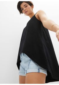 bonprix - Top z bawełny organicznej. Kolor: czarny. Materiał: bawełna. Długość: długie. Sezon: lato #3