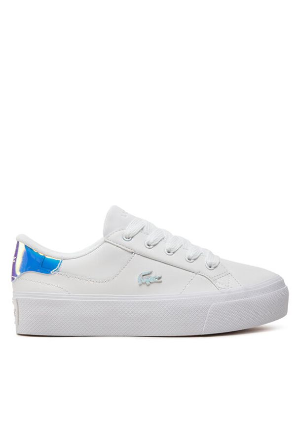 Lacoste Sneakersy 124 1 CFA Biały. Kolor: biały. Materiał: skóra