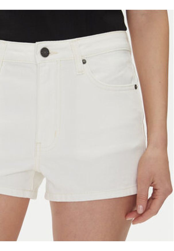 Guess Jeans Szorty jeansowe W5GD0Y D5M62 Biały Regular Fit. Kolor: biały. Materiał: bawełna