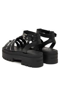 Tommy Jeans Sandały Tjw Fisherman Leather Max Sandal EN0EN02943 Czarny. Kolor: czarny. Materiał: skóra #5